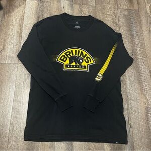 Vintage Faded Majestic Longsleeve Boston Bruins Sleeve Hit Size‎ Medium Hockey